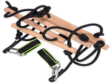 1Set Rope Ladder for Kids Bunk Bed Wooden Portable Climbing 59X12In V1192-AZ-W-27009