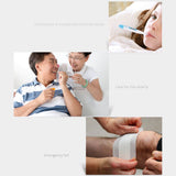 Family Medication Box Portable First Aid Box Organizer with Easy to Open Buckle Snap V1294-YM0717-10140142