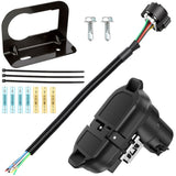 7-Way Trailer Wire Light Adapter Universal Compatibility, Stable Connection, Easy Installation, V1369-AZ3-W-12020