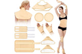 10PCS Castor Oil Pack Wraps Reusable Adjustable Elastic Straps for Neck Shoulder Chest Waist Knee V1263-JX-6566