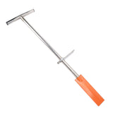 Dibble Bar Planting Tool with Foot Pedal Stainless Steel T Handle Spade Shovel for Digging V1294-YM0901-3111250007411