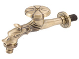 Antique Faucet G1/2 Engraved Brass Vintage Bronze Horse Shape Hanging Bathroom Sink Faucet Internal V1294-YM0523-3112220035511