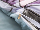 Stripe Madeira Dahlia Quilt / Doona / Duvet Cover set V745-AQ080764Q3