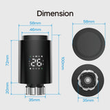 Smart Thermostatic Radiator Valve, Intelligent Radiator Valve with LED Display, Supporting Mobile V1192-AZ-W-10558