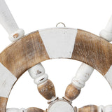 Handcrafted Ship Wheel Wall Art 50cm V637-33706WHL