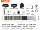Gold Panning Kit With Sluice Box, 50" Aluminum Gold Mining Equipment, 23 PCS Gold Prospecting Kit V952-TJC50YC9YCLHBEW55V0