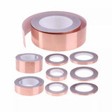 Copper Foil Tape with Conductive Adhesive - EMI Shielding for Guitars, Stained Glass Making, V1366-AZ2-W-18138