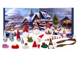 Xmas Gnome Advent Calendar 24 Days Cute Gnome Dolls Countdown To Xmas Calendar Home Festival V1294-YM0901-3115240113411