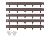 Steel Landscape, 5 Packs 990 x 181 mm Rust-Resistant Metal Landscape, Bendable Garden V952-DXGJSPZ5PCS39ATCXV0