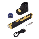 Portable Cordless Soldering Iron Kit Cordless Soldering Iron with Rechargeable Lithium Ion Battery V1294-YM0521-3114230047911