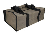 Log Carry Bag Waterproof Dual Use Portable Wet Wax Canvas Firewood Carrier Tote Bag for Logging V1294-YM0714-3117210149811
