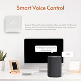 WiFi Smart Thermostat Temperature Controller Weekly Programmable Supports Touch Control-3A Black V1192-AZ-W-28600