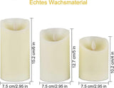 LED Candles Flameless Candles Warm White LED Candle Lights Electric Flickering LED Wick Lamp with V1263-JX-1837