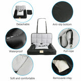 Medium Sized Waterproof Dog Car Seat Bed with Safety Belt V767-9LPET01-M-GJ-B