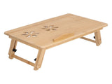 Multi Function Folding Bamboo Laptop Table Adjustable Laptop Holder Study Desk for Home V1294-YM0901-3116210059311