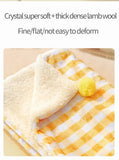 Multi-Use Pet Blanket -Soft Cushion, Blanket, and Pillow for Cats and Small Dogs, Yellow XL100*78CM V888-ELOSUNG10426