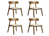 Levede 4x Dining Chairs Kitchen Chair CH1113-2-WAX2