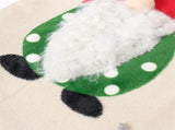 Christmas Gnome Stocking with Red Striped Hat and Decorations - Holiday Decor V888-ELOSUNG10528