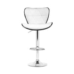 Artiss 4x Bar Stools Gas Lift Leather Seat White BA-TW-NEW4045-WHX4