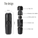 Portable Manual Coffee Maker 70ml Mini Ground Espresso Coffee Maker V1263-JX-5691