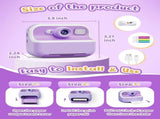 32GB Kids Digital Camera with 1080P HD and Instant Printing, 2.4-Inch Screen, Includes Paper, for V1188-MS-325-0193