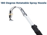 Stainless Steel Pressure Washer Gutter Cleaner Aluminium Alloy Water Fed Pole for Gutter Cleaning V985-GUTTERCLEANER