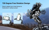 Shockproof Phone Mount, Compatible with Bicycles/Motorcycles/Scooters/ATVs, 720-Degree Rotation V1232-MTCSJZJ001