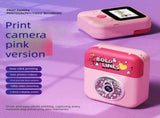Kids Instant Print Camera with 3 Paper Rolls - Zero Ink Thermal Digital Camera & Video Recorder V888-ELOSUNG41849