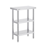 Stainless Steel Food Prep Table, 14 x 24 x 34 Inch Commercial Kitchen Worktable, with 2 Adjustable V952-CFBXGGZTSCGZZZ9YVV0