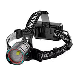 High Power 30W LED Headlamp with White Laser Long Range Zoom Motion Sensor Head Torch for Night V888-ELOSUNG40904
