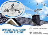 Wind Powered Scare Devices, Reflective Kites for Yard, Garden, Rooftop and Vegetable Gardens, All V1370-AZ4-10511