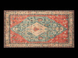 Marlow Floor Rug Vintage Polyester Washable Area Rugs FR2038-160X120-RD-AU