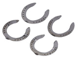 4pcs Horseshoes Aluminum Alloy Light Weight Reliable Practical Horse Riding Accessory for Racecourse V1294-YM0523-3111220079611