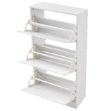 VEVOR Shoe Cabinet with 3 Flip Drawers, Shoe Storage Cabinet for Entryway, 23.6 x 9.33x 47.2 inch V952-FCXJ3C2028INQX03MV0