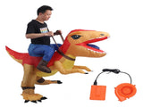 Inflatable Dinosaur Costume Adult Riding Suit Air Blow Up Cartoon Outfit for Holiday Party Cosplay V1294-YM0901-3115240011311