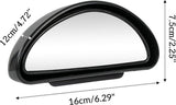 2 pieces - Rearview mirror - Banana mirror - Exterior mirrors - Adjustable blind V1188-NK-BOL-278