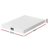 Giselle 20cm Memory Foam Mattress Green Tea Double FOAM-C-MFM-PURE-H20-D