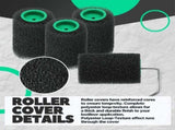 12 Pcs 4inch Bed Liner Roller Covers Quick Dry -Bed Liner Kit for Truck Coatings Create V1192-AZ-W-22351