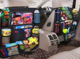 pcs Car Back Seat Storage Bag, Kick Protection Protector with Touch Screen Holder for Tablet, for V1189-LC-QP-00204
