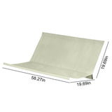 Outdoor Patio Chair Seat Replacement Cover 600D Thickened Oxford Cloth Slipcover for Metal Frame V1366-AZ2-W-12986