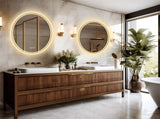 500x700mm LED Bathroom Mirror Oval Dimmable Anti-Fog V178-66711