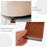4pcs Bed Furniture Risers Heavy Duty Plastic Lifts for Beds and Legs V1366-AZ2-W-21027