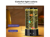 Jellyfish LED High Bright USB Night Light Creative Children's Room Bedroom Bubble Fish Table V1294-YM0901-L6892