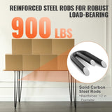 Hairpin Table Legs 0.7M, Set of 4 Desk Legs 408.2KG Load Capacity, Hairpin Desk Legs 3 Rods for Desk V952-TZ3YGZTHSTGS942SZV0