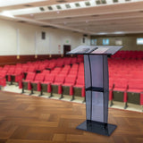 120cm Acrylic Podium Stand Black V63-931381