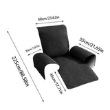 Recliner slipcover 22 Inches Washable Chair Covers Artificial Wool Lazy Boy Cover Quilted Cover for V1192-AZ-W-20965