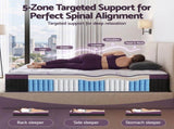 Giselle Queen Euro Top Mattress Firm Pocket Spring Edge Support MATTRESS-E-LAVENDER-35-Q