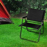Levede Camping Chair Folding Outdoor OD1043-BK