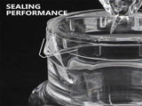 2pcs Mini Honey Jars Acrylic Leakproof for Kitchen Storage Supplies V1369-AZ3-W-11010