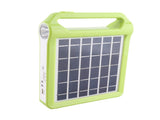 Portable Solar Camping Lantern LED Light Rechargeable 1200mAh Battery Green V1294-YM0901-3117250047311